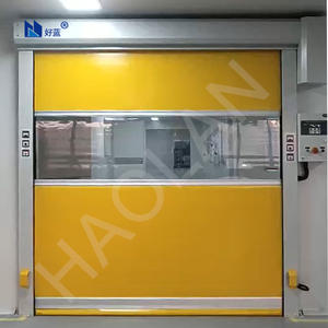 Puerta Rápida Automatizada de <span class=keywords><strong>PVC</strong></span> de Alta Velocidad y Alta Tolerancia a la Venta al por Mayor de Haolan, Diseño Industrial Seguro para Uso en Almacenes y Talleres - Product Image 6