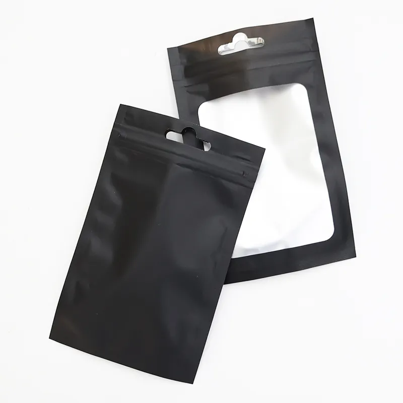 Custom pouch clothing plastic poly bag with zipper printed logo transparent zip lock t-shirt packaging for clothes