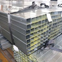 Tubo de Acero Cuadrado Galvanizado de 38x75 al por Mayor, Técnica ERW, Certificado CE, para Aplicaciones Estructurales, Longitud de 12 m