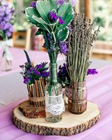 Lot de 8 tranches rondes en bois naturel de 8 à 9 pouces grandes tranches de bois non finies pour les mariages, la décoration de centres de table et les projets de bricolage