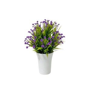 Plantes artificielles en pot, Gypsophile 22 pouces, Décoration de bureau, Mariage, Maison, Bureau - Product Image 5