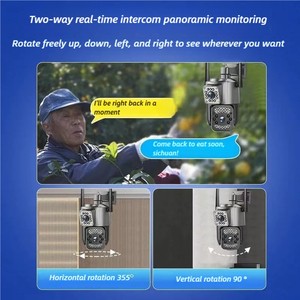 PoE không dây <span class=keywords><strong>Wifi</strong></span> 4G độ nét cao màn hình kép <span class=keywords><strong>Camera</strong></span> quan sát ban đêm CMOS điều khiển từ xa thông qua ứng dụng Android iOS cho ngoài trời - Product Image 6