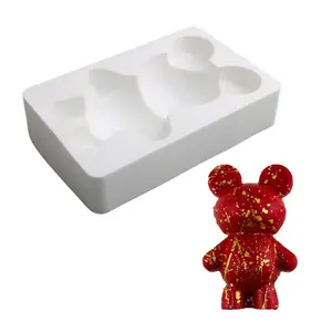 Large Bear single cavity silicone mold cake baking mold resin clay mold cake bakeware