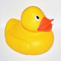 Canard en caoutchouc géant flottant en plastique de grande taille en gros