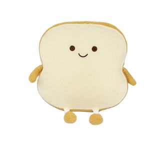 Coussin en mousse à mémoire de forme pour <span class=keywords><strong>chaise</strong></span> de bureau, 60g, <span class=keywords><strong>design</strong></span> créatif, peluche, Toast - Product Image 2