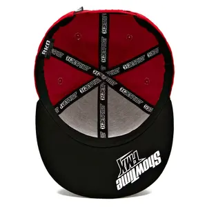 Atacado Personalizado 3D Bordado Corrida Chapéu Esportes Cap Gorras Ao ar livre Elegante Flat Brim 6 Painel Snapback Cap