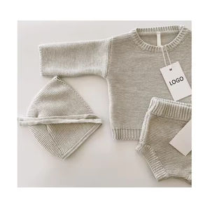 Set Multi-Pezzo per Neonati e Bambini: Maglione a Maniche Lunghe e Pantaloncini in Maglia, Design Carino del Produttore Square <span class=keywords><strong>Fonda</strong></span> - Product Image 2