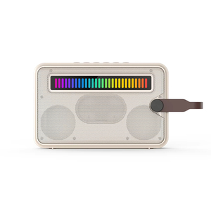IPX6 Waterproof for <b>Speaker</b> with RGB Light | 8W*2 Dual Drivers | TF/USB/AUX Input | 3600mAh Battery | Outdoor Computer Use - Product Image 1