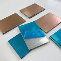 Plaque bimétallique cuivre-aluminium personnalisée, matériau bimétallique cuivre-plaqué aluminium