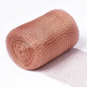 phosphor with uniform shielding copper rodent mesh fine copper mesh braided shielding mesh emp cloth