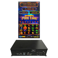 MAKER Ultimate Fire Link Original China Street Skill Game PC Board Taux de récompense 88% Vertical 10 options de jeu pour machine de jeu d'adresse