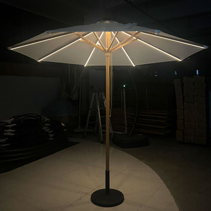Parasol Solaire Électrique en Aluminium de Haute Qualité avec Éclairage LED, Résistant au Vent, Design Moderne, pour l'Extérieur (Vente en Gros) - Product Image 1