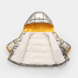 Manteau d'hiver pour filles et garçons le moins cher, chaud, épais, en velours, à capuche, vêtements d'extérieur pour bébés, parkas pour enfants - Product Image 4