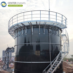 Réservoir de média filtrant pour le traitement de l'eau avec surface intérieure lisse en verre fusionné à l'acier - Product Image 3