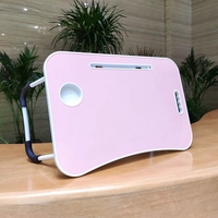 Plateau de bureau pour ordinateur portable Table pour ordinateur portable multifonctionnelle Mini table d'étude pliante