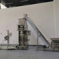 Machine de remplissage et d'emballage de 25 kg pour grains de café, thé, riz, semences, sachets de 10 kg, machine de pesage de granulés d'avoine et de céréales, flacon en verre