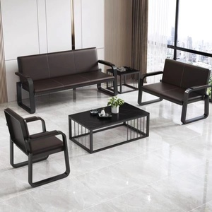 Sillón de Espera Moderno de Cuero para Exteriores, Resistente, de Uso Comercial, Sillón para Sala de Estar - Product Image 2