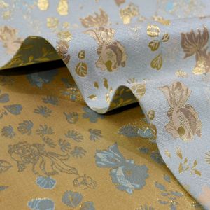 2025 tela <span class=keywords><strong>de</strong></span> satén patrones <span class=keywords><strong>de</strong></span> <span class=keywords><strong>pez</strong></span> dorado seda poliéster vestido <span class=keywords><strong>de</strong></span> Mujer Faldas trajes para primavera Otoño Invierno técnicas tejidas niñas - Product Image 3