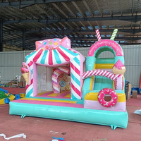 Château gonflable commercial HJ-W852 en PVC, maison de saut écologique, capacité 500 kg, pour enfants, vente et location