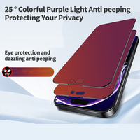 Protecteur d'écran en verre trempé anti-espion pour iPhone 17 Air 16 15 14 13 12 11 Pro Max