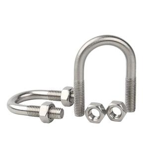 Dispositivo di fissaggio <span class=keywords><strong>Handan</strong></span> Changlan M6-M20 acciaio al carbonio DIN 3570 U-bulloni testa esagonale raccordo SS304 per V-bullone fornitore della porcellana - Product Image 4