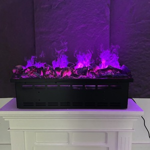 Cheminée à vapeur d'eau de 63 pouces, flamme LED 3D, haute qualité, personnalisable, murale, linéaire, pour la décoration de la maison, de l'hôtel, de la villa, ou de projets de décoration - Product Image 3