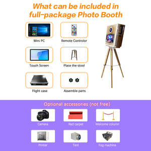 Holz Salsa Ipad Selfie <span class=keywords><strong>Photo</strong></span> <span class=keywords><strong>Booth</strong></span> Ipad Dslr Holz <span class=keywords><strong>Photo</strong></span> <span class=keywords><strong>Booth</strong></span> Shell mit 15,6 Zoll Lcd Touchscreen - Product Image 6