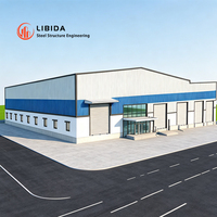 Entrepôt à structure métallique anticorrosion préfabriqué à plusieurs étages pour stockage et atelier