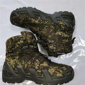 Botas de senderismo de camuflaje digital verde de corte bajo, medio y alto TSB07, botas de seguridad, botas de senderismo de corte alto para la jungla, zapatos de caña alta - Product Image 5