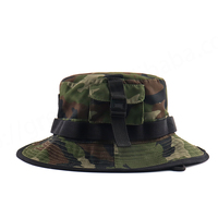 Chapeaux Bob en Velours de Nylon Vert Camouflage de Haute Qualité, Personnalisables avec Motif Dessin Animé, Unisexe, pour Cyclisme et Usage Quotidien