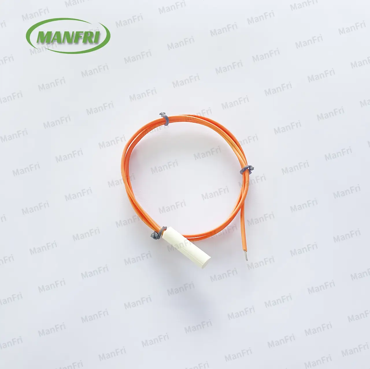 High Accuracy 10K NTC Battery Temperature Sensor 1% 3274 with PTFE TPE FEP Cable For Air Conditioner