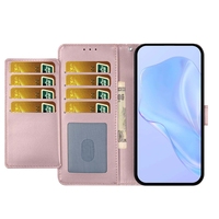 Étui portefeuille en cuir multi-cartes pour Samsung Galaxy S26 Pro S25 Edge S24 Ultra S23 FE Plus A07 A17 A06 A16 A26 A36 A56