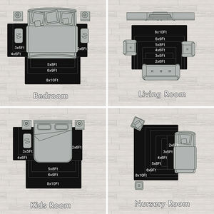 Высококачественные Плюшевые Пушистые коврики из полиэстера, мягкие коврики для гостиной, спальни, мягкие мохнатые коврики для дома и отеля - Product Image 5