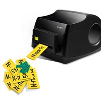 Mesin Cetak Huruf Elektronik USB N-Mark PC Thermal Hitam Putih, Printer Shrink Tube, Teks & Logo Personal, Stok 300dpi, FCC