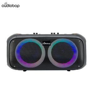 Dış Mekan Çift 6,5 İnç Subwoofer Ev KTV Hoparlörü Kablosuz Mac Tandem Kart Stereo Dahili Mikrofonsuz Uzaktan Kumandasız - Product Image 2