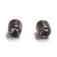 Penjualan Global Kustom SUS304 316 M1.6 M2 M3 M4 M5 M6 Torx Drive Pin Cup Point # 10-32 # 12-28 Sekrup Set Grub dengan Ujung Datar
