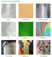 Sachet de feuille d'aluminium laminé avec impression personnalisée Films en rouleau laminé Film plastique d'emballage flexible pour lingettes humides