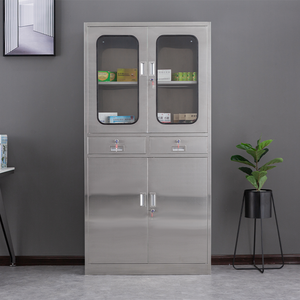 מכשיר ארון מכשיר ארון מכשיר למכירה עיצוב נירוסטה ריהוט בית החולים החדש עם 2 מגירות - Product Image 1