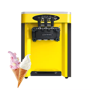 Máquina de Hielo Suave de 3 Sabores, Fácil de Usar, de Sobremesa, Comercial, con Bomba de Aire, 25CT - Product Image 3