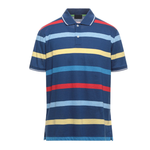 เสื้อยืดโปโลลายทางของผู้ชาย,เสื้อโปโลแขนสั้นเป็นมิตรต่อสิ่งแวดล้อมลายทางขนาดใหญ่พิเศษปี2023 - Product Image 5