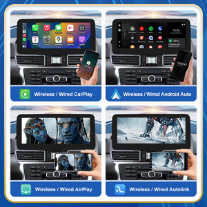 Écran tactile portable sans fil CarPlay Android Auto Linux pour tableau de bord Mercedes Benz ML W166/<span class=keywords><strong>GL</strong></span> X166 2012-2015 NTG4.5 12.3" - Product Image 3