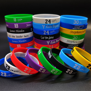 Braccialetto sportivo in Silicone Kobe stella da basket Koba di alta qualità in vendita calda - Product Image 1