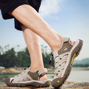 <span class=keywords><strong>Sandalias</strong></span> <span class=keywords><strong>de</strong></span> Trekking Acuático con Diseño Versátil para Todo Tipo <span class=keywords><strong>de</strong></span> Terreno, Estilo Retro <span class=keywords><strong>de</strong></span> <span class=keywords><strong>Montaña</strong></span>, Suela Antideslizante y Resistente al Desgaste con Ranuras Profundas - Product Image 6