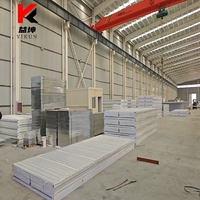 Maison conteneur modulaire préfabriquée pliable de grande taille en panneaux sandwich, facile à installer, fabriquée en Chine, 20 pieds