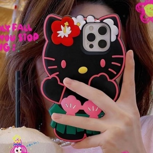 Coque de téléphone portable en silicone 3D motif chat mignon, étui en caoutchouc pour iPhone 11 12 13 14 15 16 17 Pro Max, vente en gros - Product Image 5