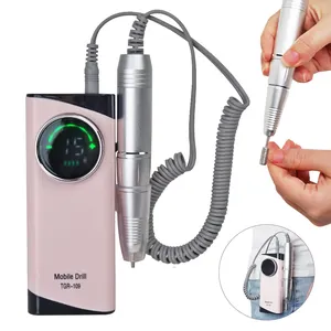 Portable Nail Drill Professional 30000 RPM Electric E File Cordless Nail Drill File For Acrylic Nail Gel