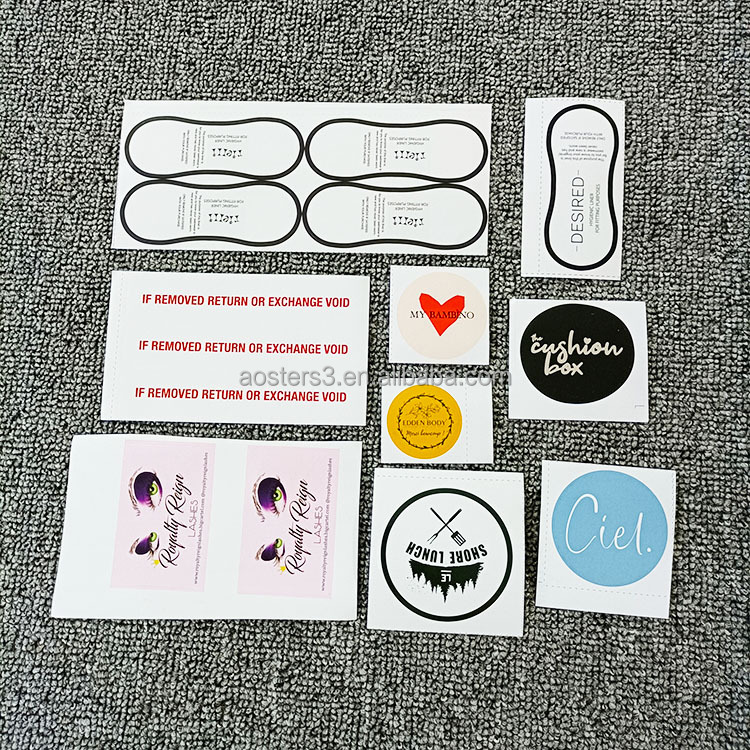 Self-Adhesive Paper Labels With Custom Colorful Logo | Durable Die-Cut Printing For Bottle Packaging