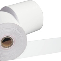 Papel Térmico en Rollos Grandes al por Mayor para Fabricantes, Papel para Cajas Registradoras de 45/48/55/58/60/65/70/80 GSM, 80x80mm, Logotipo Personalizado, Perfecto