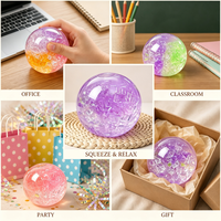 Balle anti-stress sensorielle colorée en TPR faite à la main pour enfants et adultes – Vente en gros