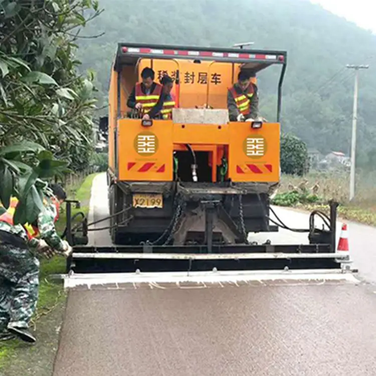 Máquina de selar superfície micro da corrediça da estrada da manutenção